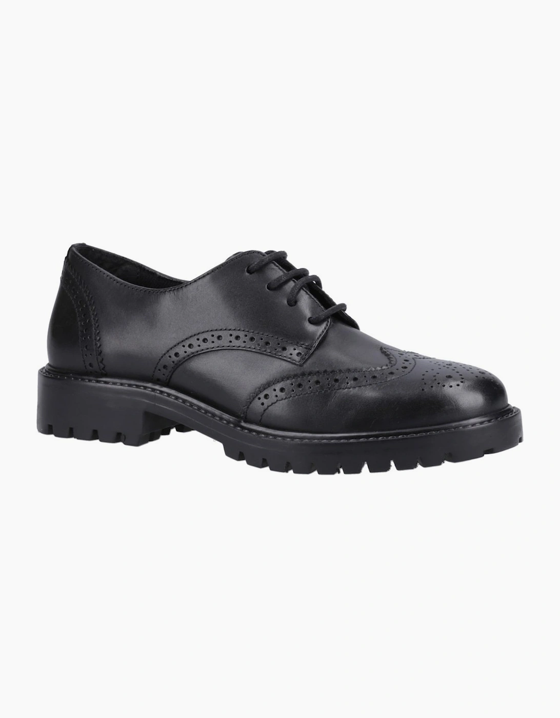 Hush Puppies Girls Black 'S Athena Senior School Shoes  6 (Older) Junior Size 6 Kids