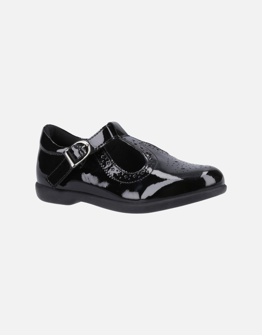 Britney Patent Junior Girls School Shoes, 6 of 5