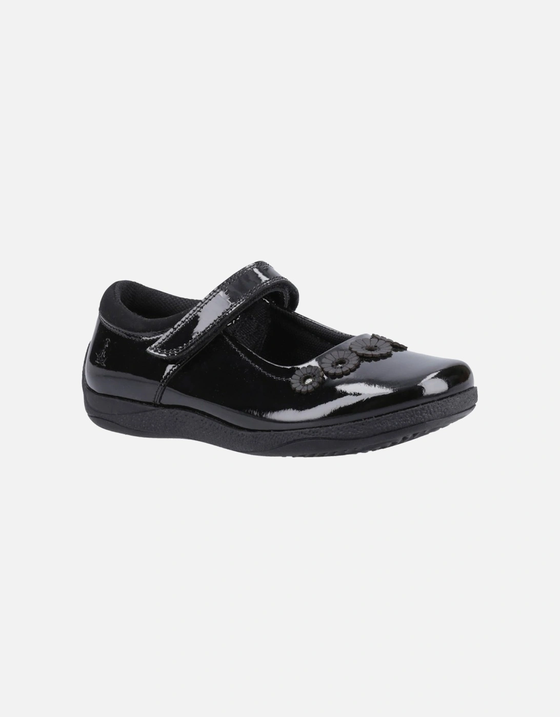 Christina Patent Junior Girls School Shoes, 6 of 5