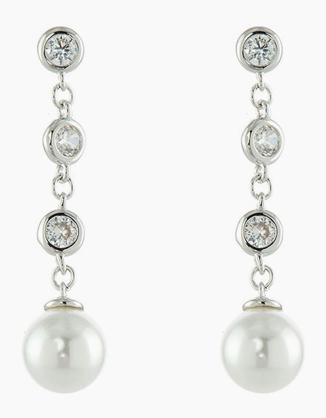 Cachet London Women's Silver/Silver Inge Earrings