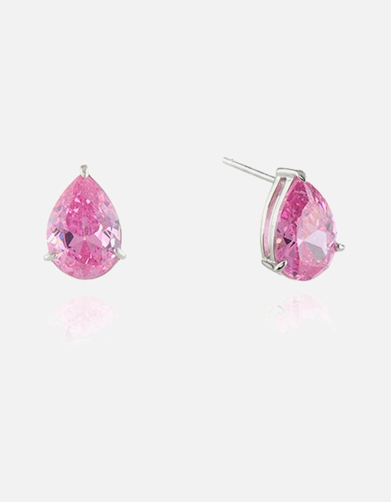 Oliana Sterling silver Pink Earrings