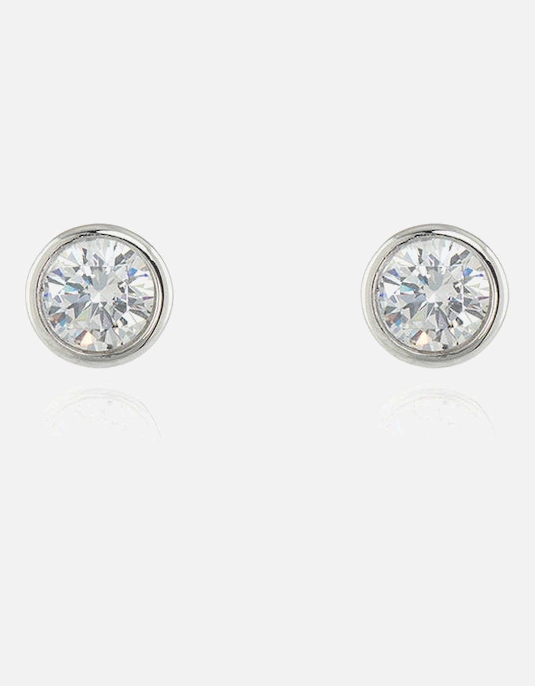 Hatsu 8mm Silver Earrings