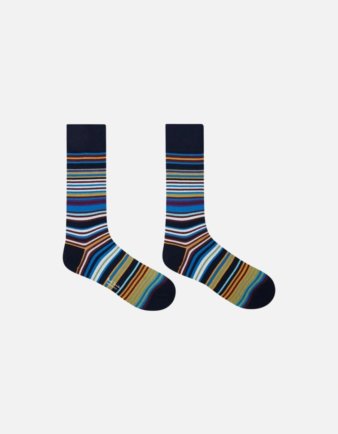 PS Hawkins Stripe Socks - Blue