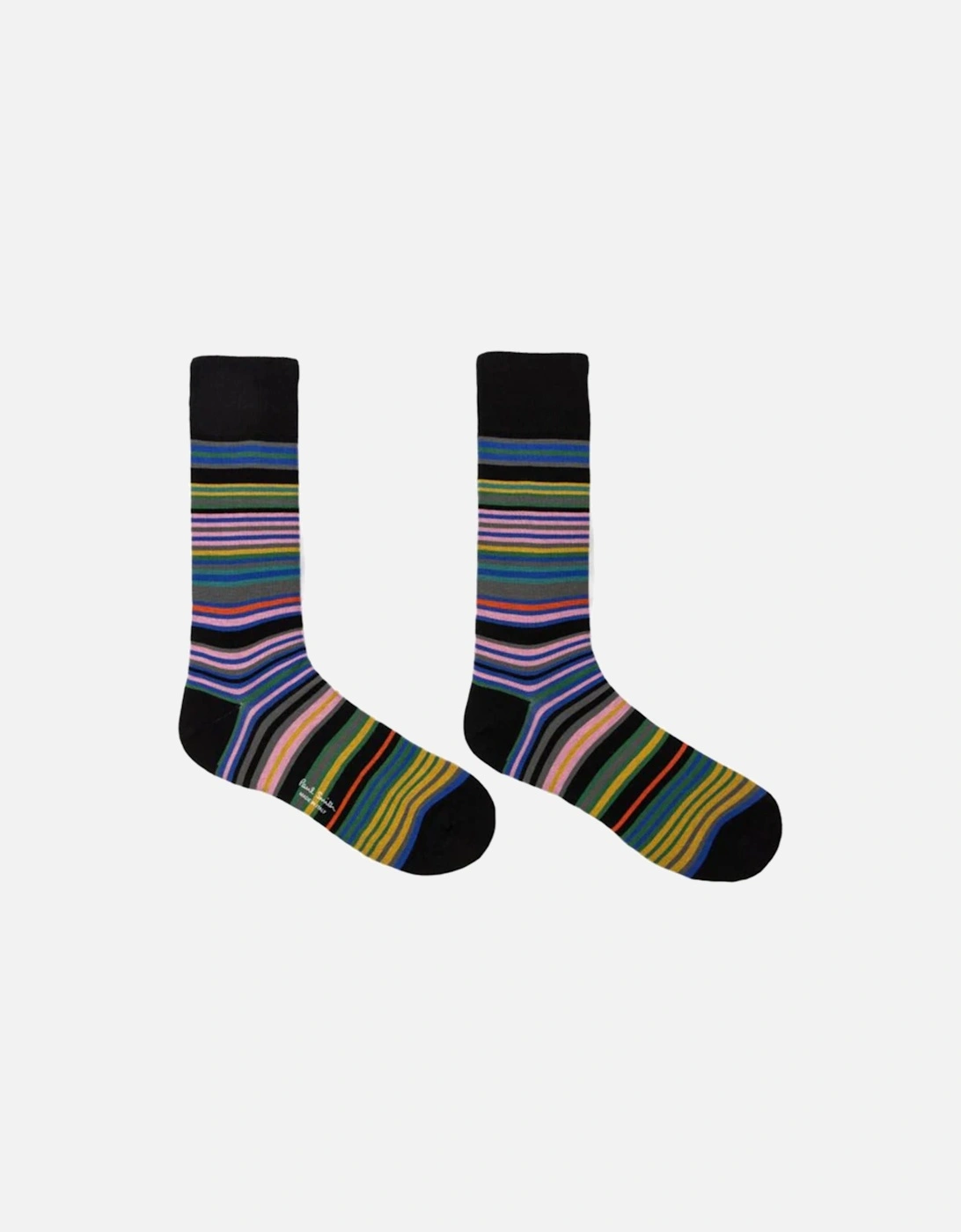 PS Hawkins Stripe Socks - Black