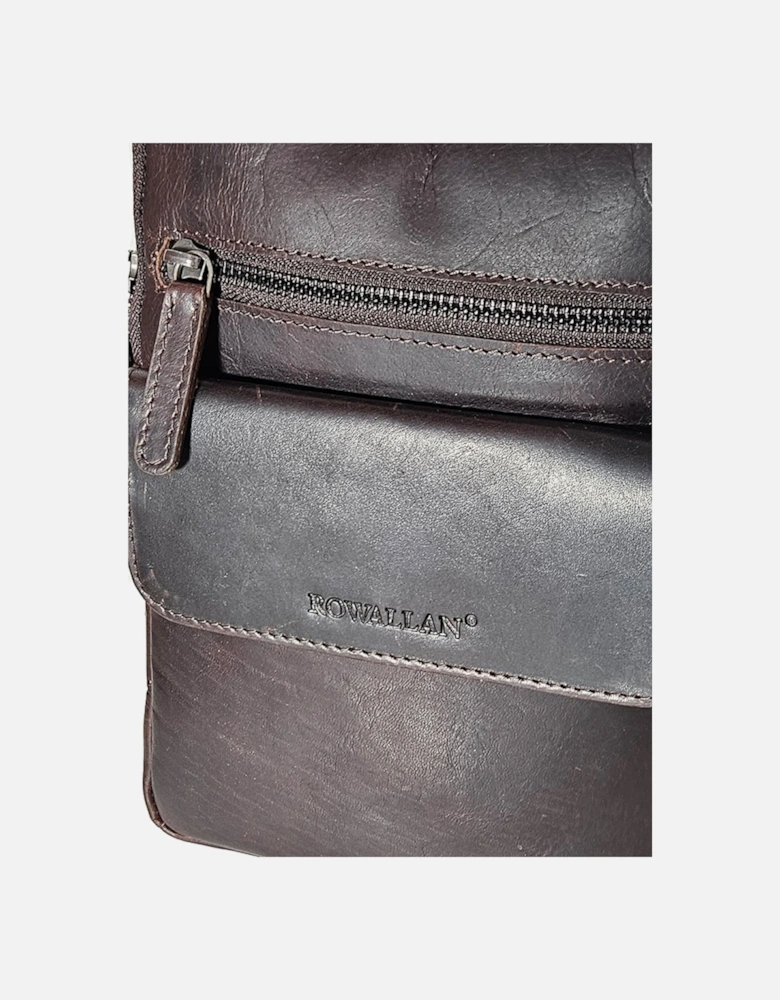 Rowallan Trojan Slim Body With Flap Bag Brown