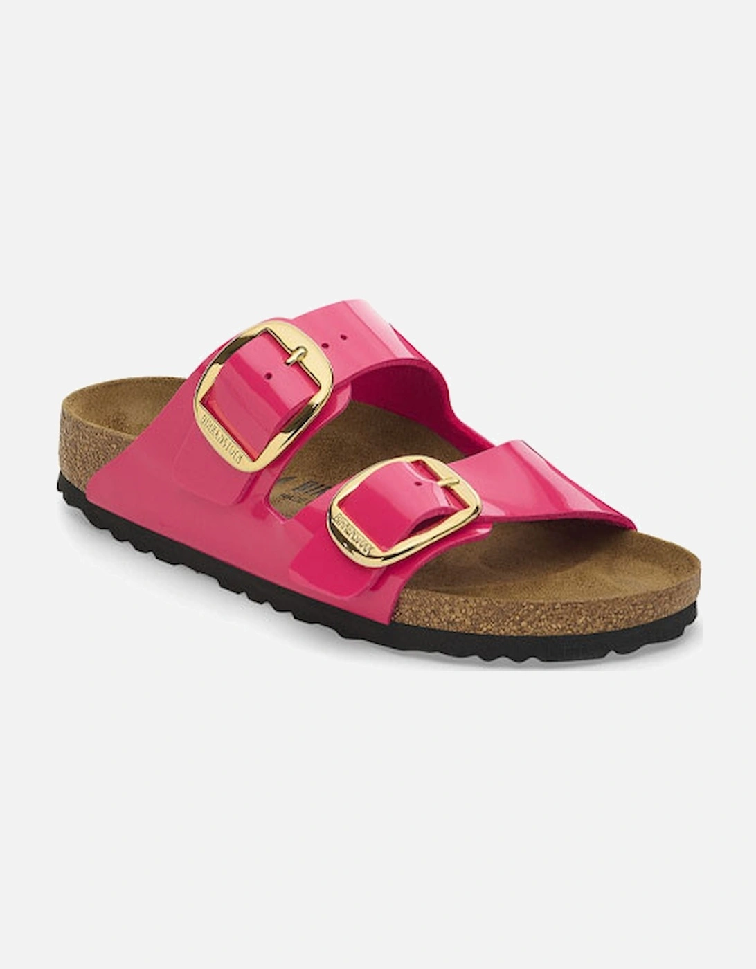 Birkenstock Women's Arizona Big Buckle Birko-Flor Patent Sandal Fusion