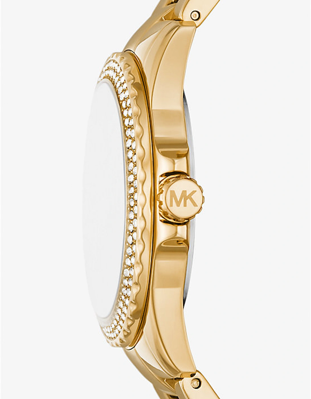 Mini Everest Pavé Gold-Tone Watch