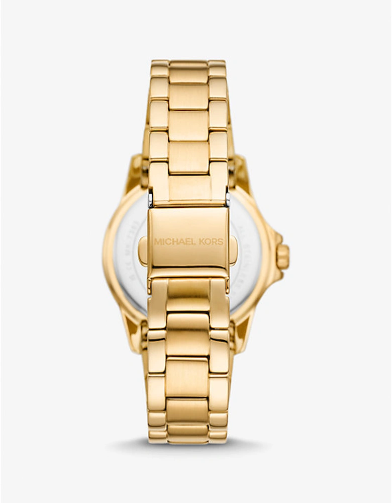 Mini Everest Pavé Gold-Tone Watch