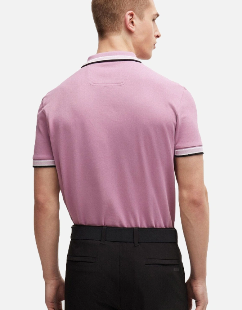 Boss Paddy Polo Shirt Light Pastel Purple