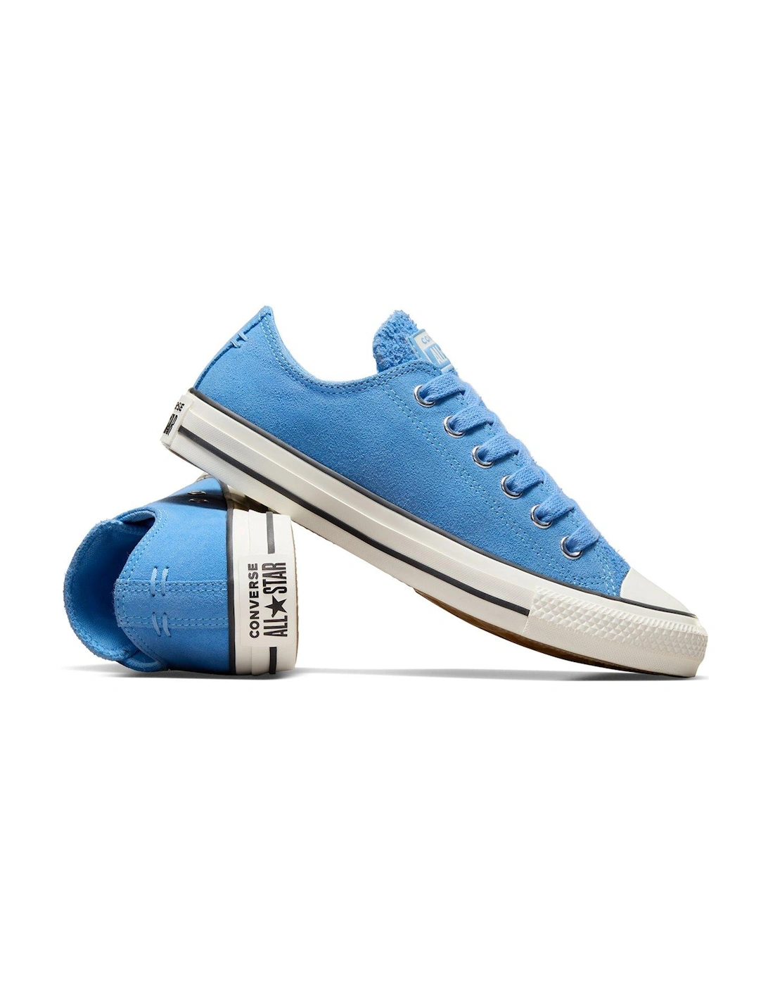 Womens City Kicks Ox Trainers - Light Blue