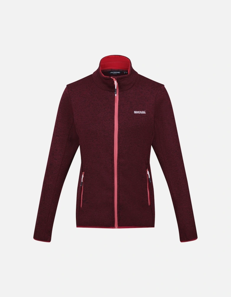 Womens/Ladies Newhill Marl Full Zip Fleece Jacket