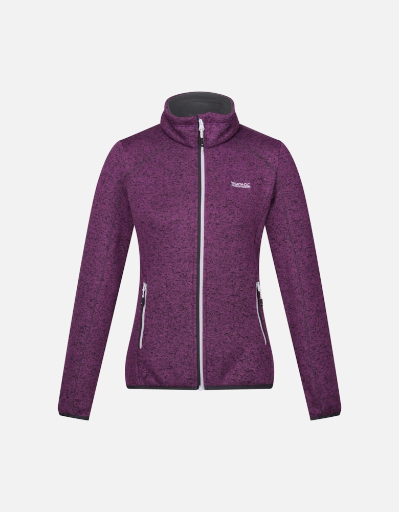 Womens/Ladies Newhill Marl Full Zip Fleece Jacket