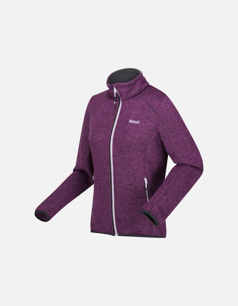 Womens/Ladies Newhill Marl Full Zip Fleece Jacket