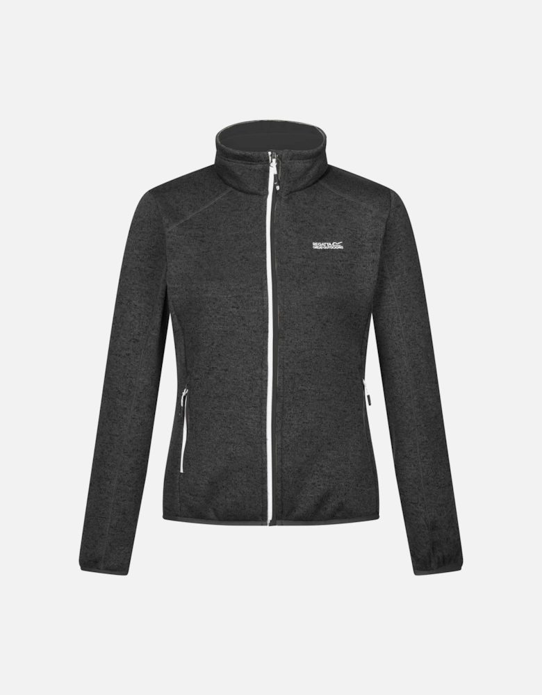 Womens/Ladies Newhill Marl Full Zip Fleece Jacket