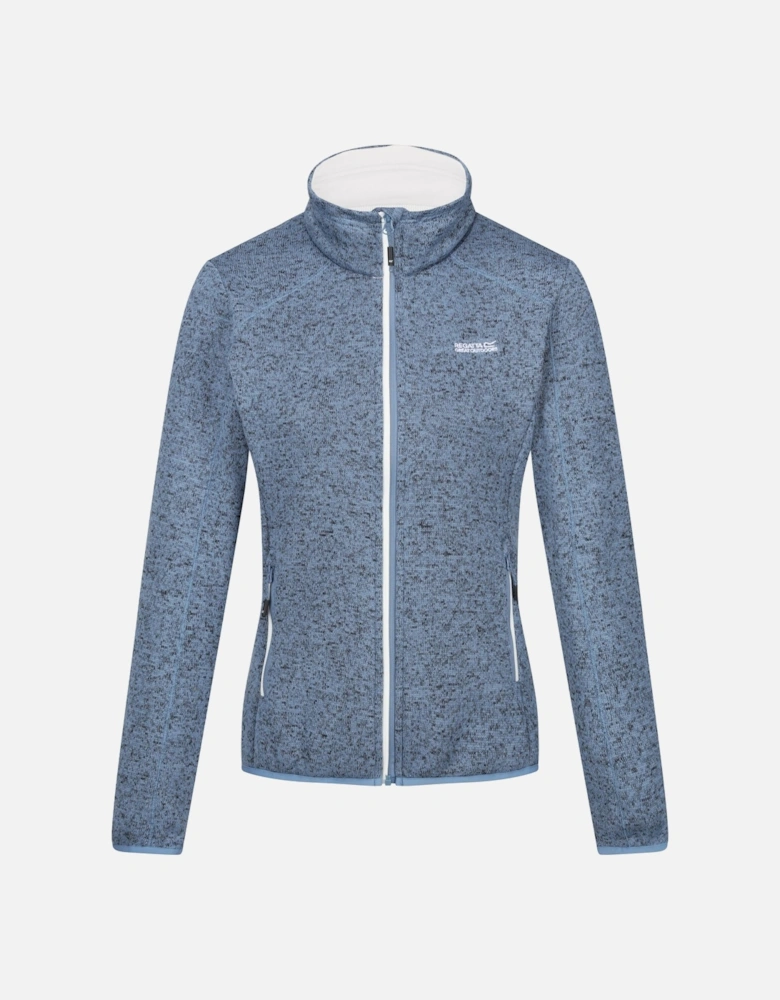 Womens/Ladies Newhill Marl Full Zip Fleece Jacket