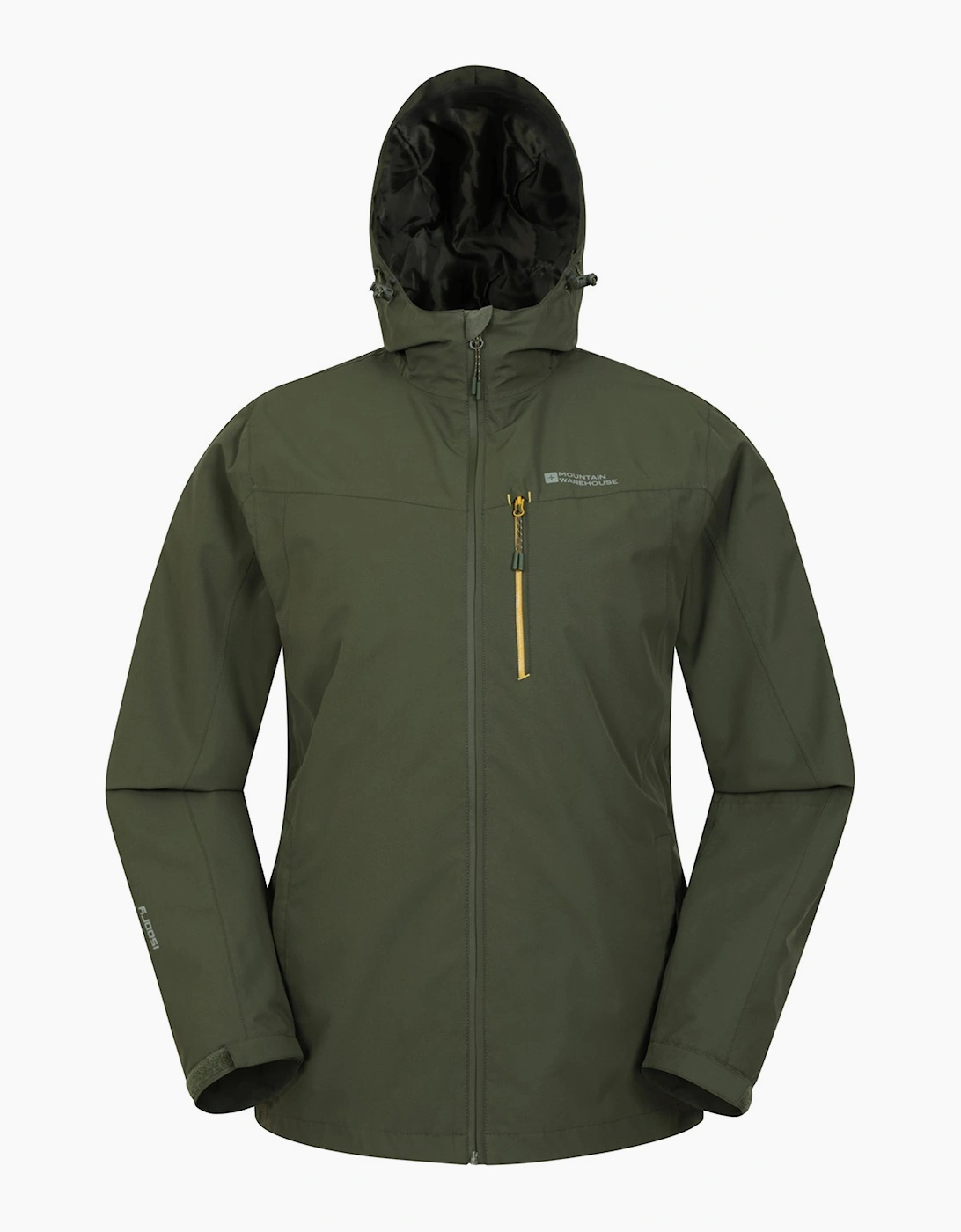 Mountain Warehouse Men's Green Brisk Extreme Waterproof Jacket - Size: Regular/34