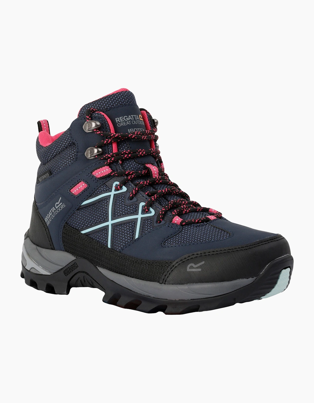 Regatta (6.5 Uk, Navy/Pink) Womens/Ladies Samaris Iii Walking Boots - Image 3
