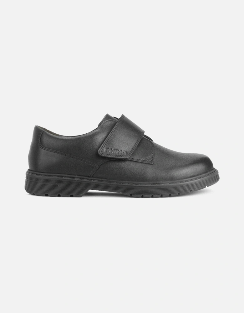 Glint Senior Strap Leather School Shoe