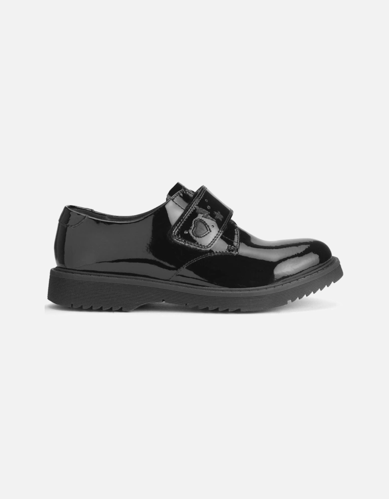 Angry Angels Elevate Black Patent School Shoe