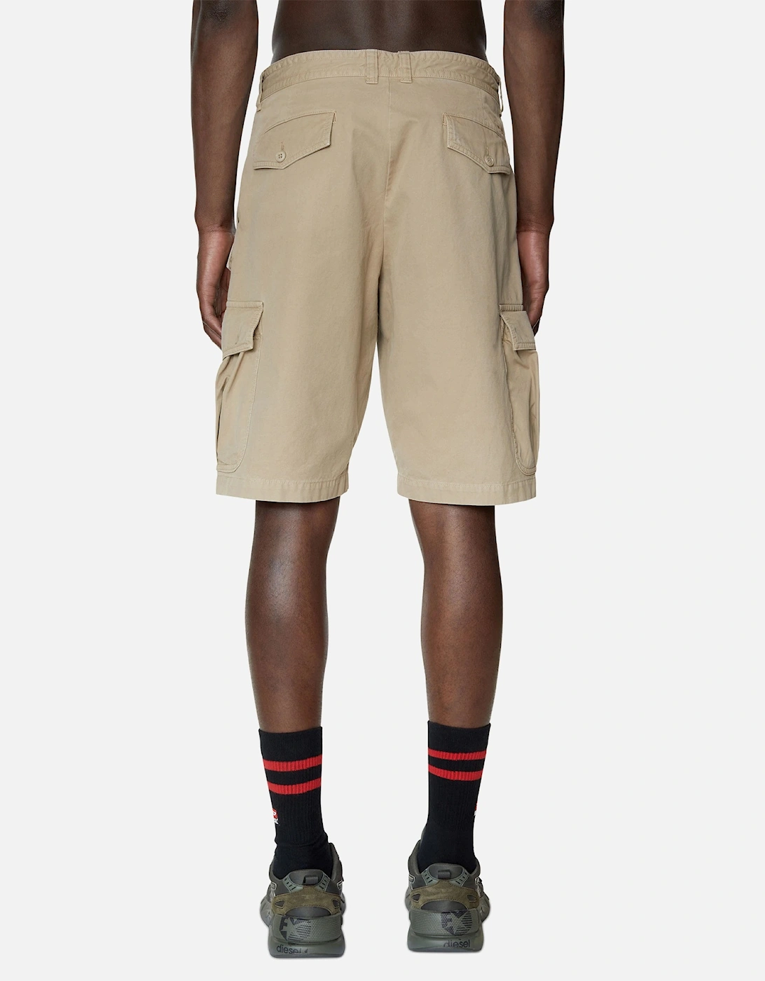 Mens Cargo Shorts P-JOFFE-SHO Multi Pocket