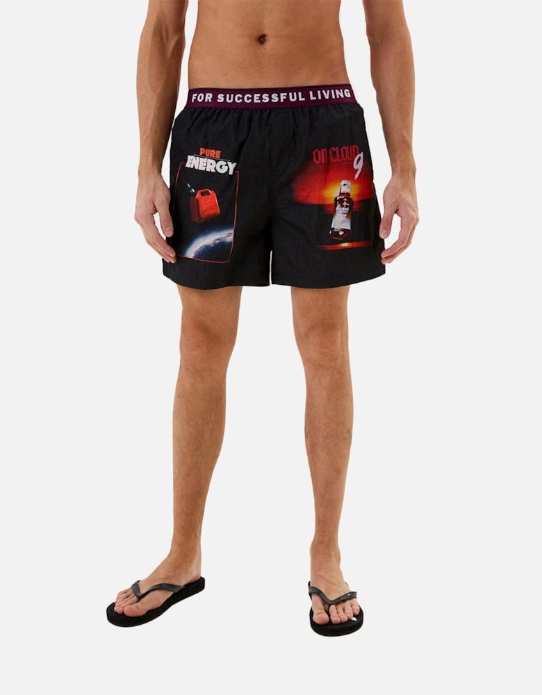 BMBX-NICO-EL Mens Swimming Shorts Quick Dry Summer Beach Swim Board Short