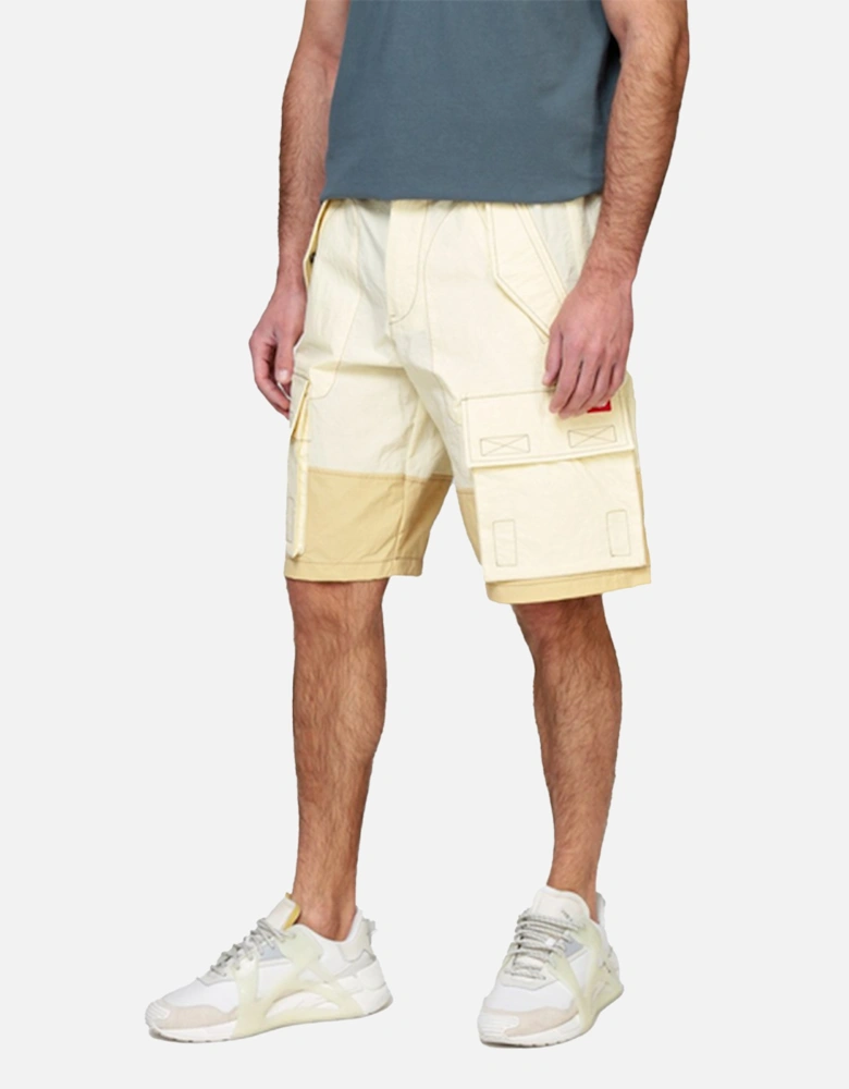 P-Glary-Short Mens Cargo Shorts Panelled Multi Pocket Summer Casual Pants