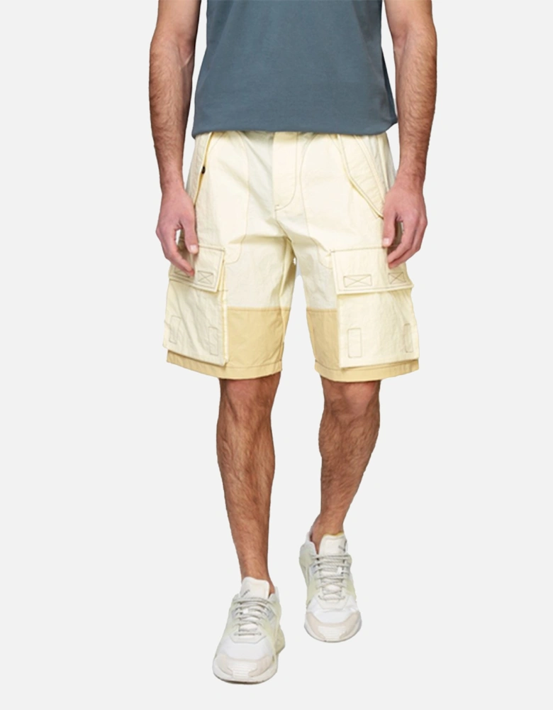 P-Glary-Short Mens Cargo Shorts Panelled Multi Pocket Summer Casual Pants