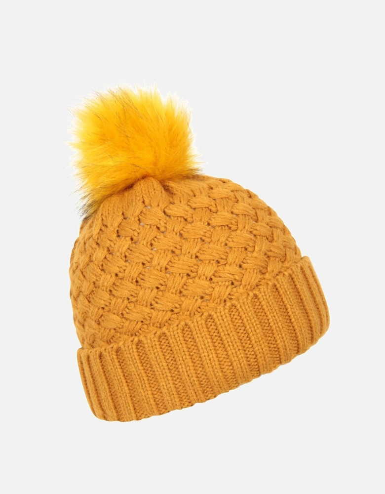 Mountain Warehouse Womens/Ladies Lisbon Pom Pom Borg Lined Beanie