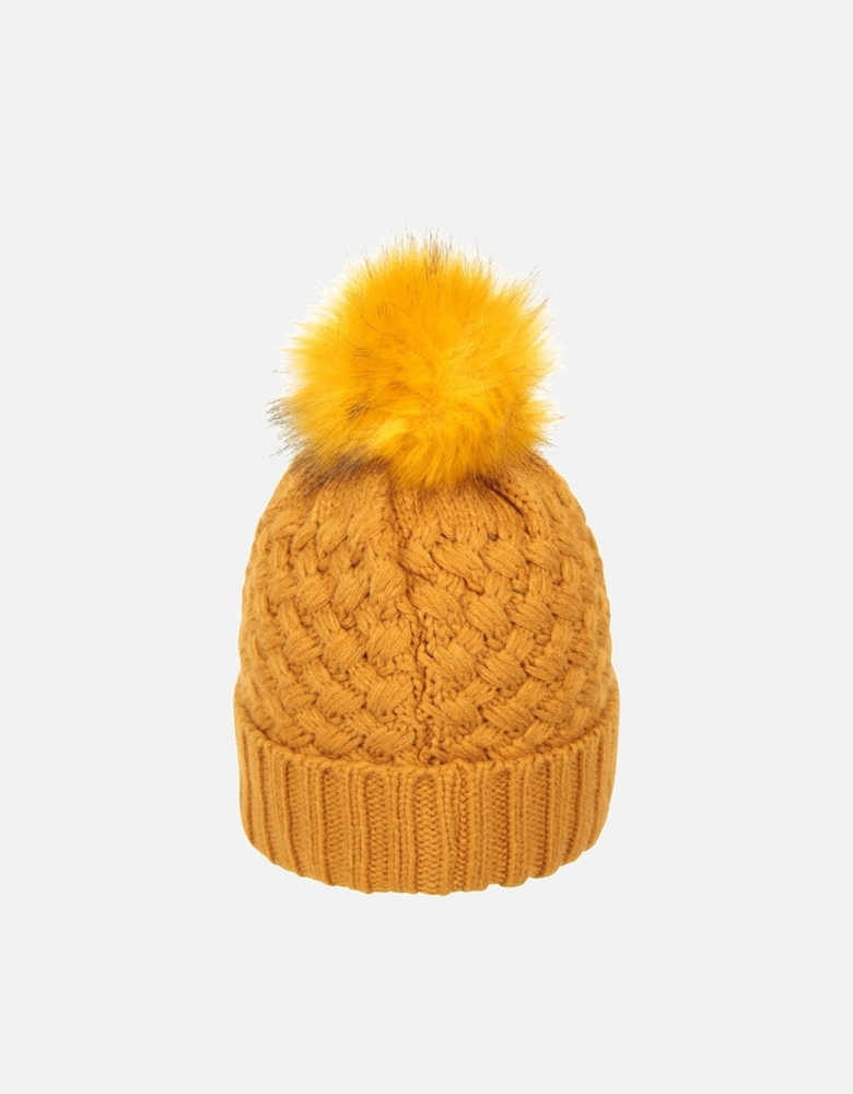 Mountain Warehouse Womens/Ladies Lisbon Pom Pom Borg Lined Beanie
