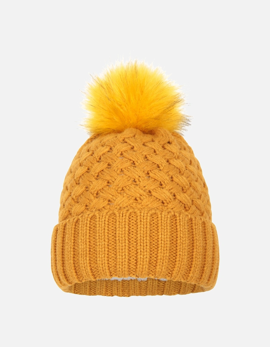 Mountain Warehouse Womens/Ladies Lisbon Pom Pom Borg Lined Beanie