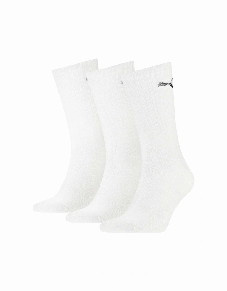 Unisex Adult Crew Sports Socks (Pack of 3)