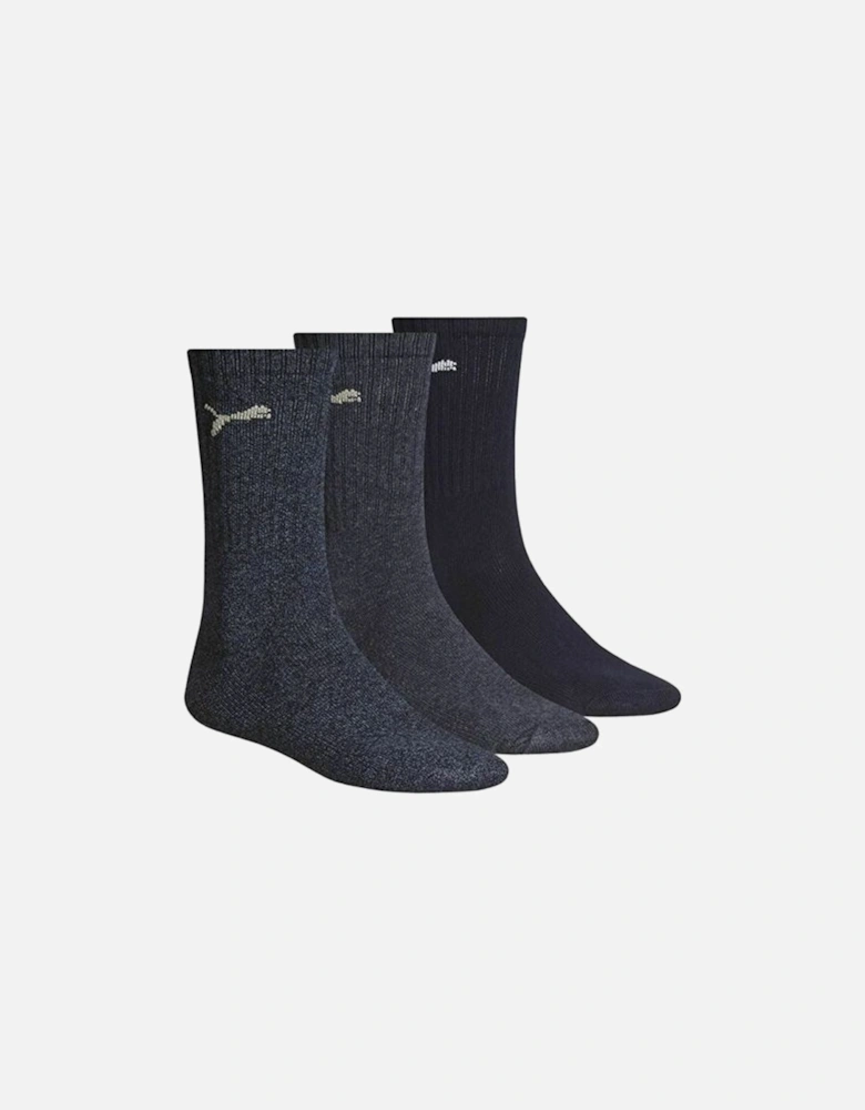 Unisex Adult Crew Sports Socks (Pack of 3)