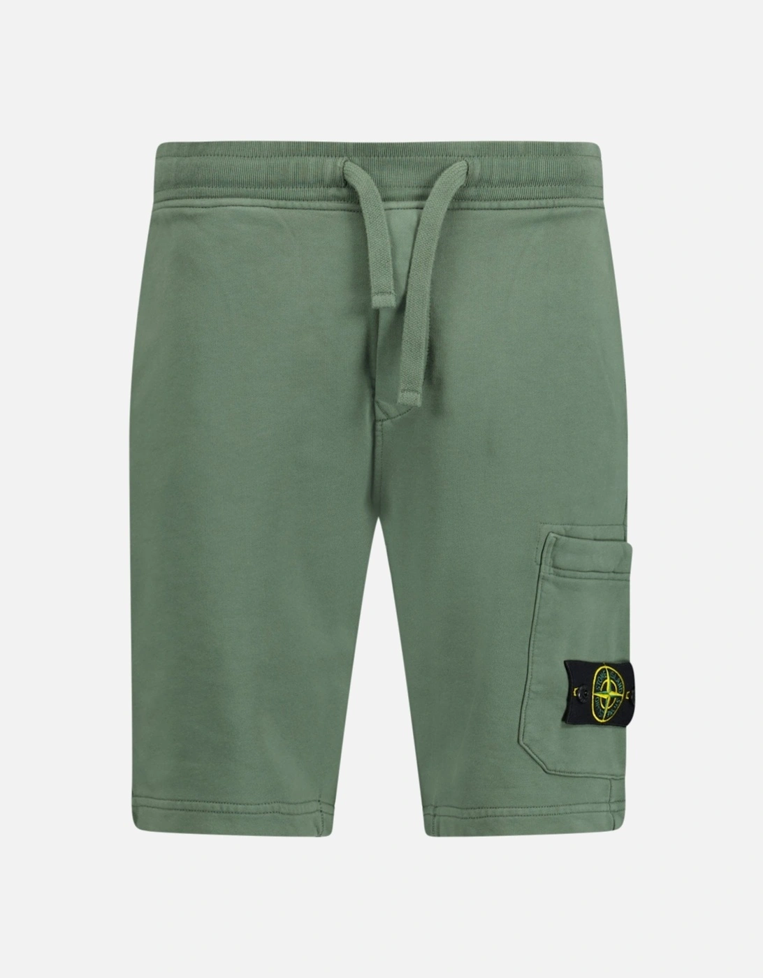 Badge Sweat Shorts Green, 4 of 3