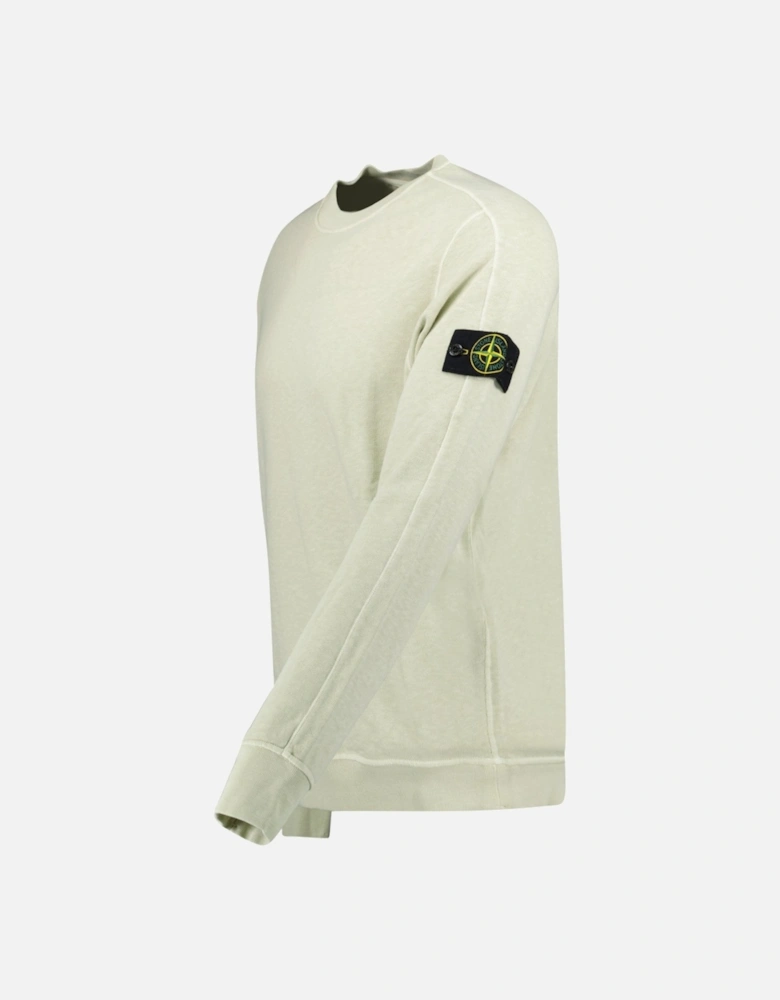 Crew Neck Light Sweatshirt Pistachio