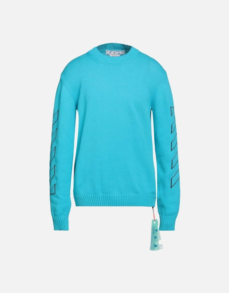 Knitted Jumper Blue