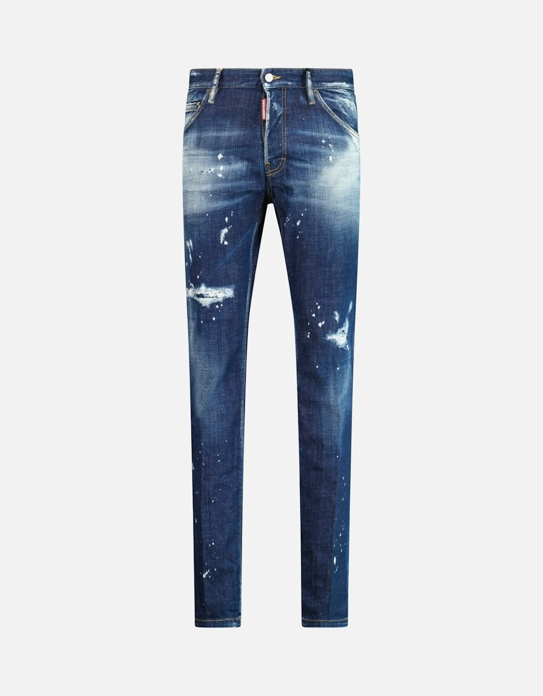 'Cool Guy Jean' Distessed White Paint Jeans Blue, 4 of 3