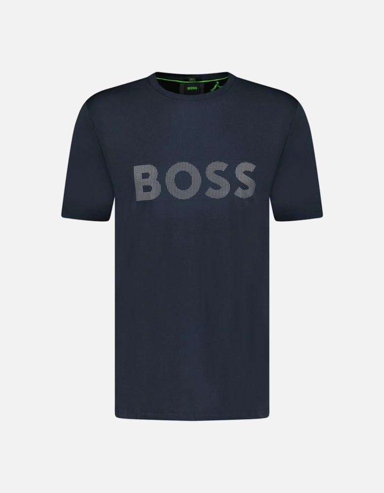 Active Logo-Print T-Shirt Navy