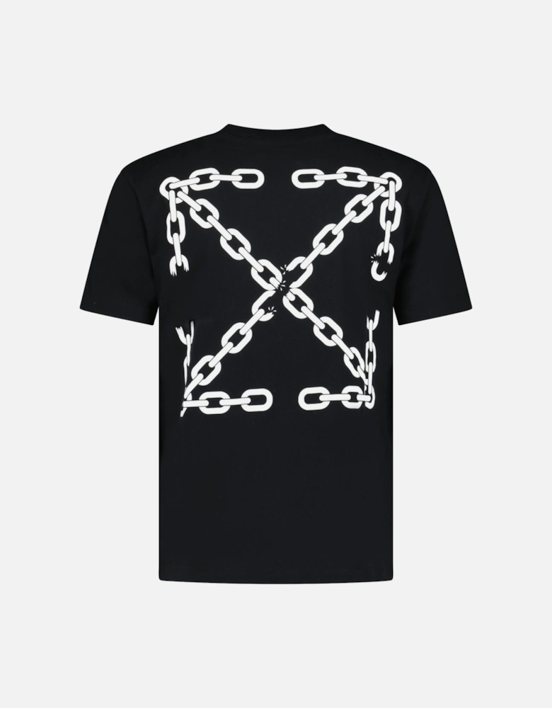 Chain Logo T-Shirt Black