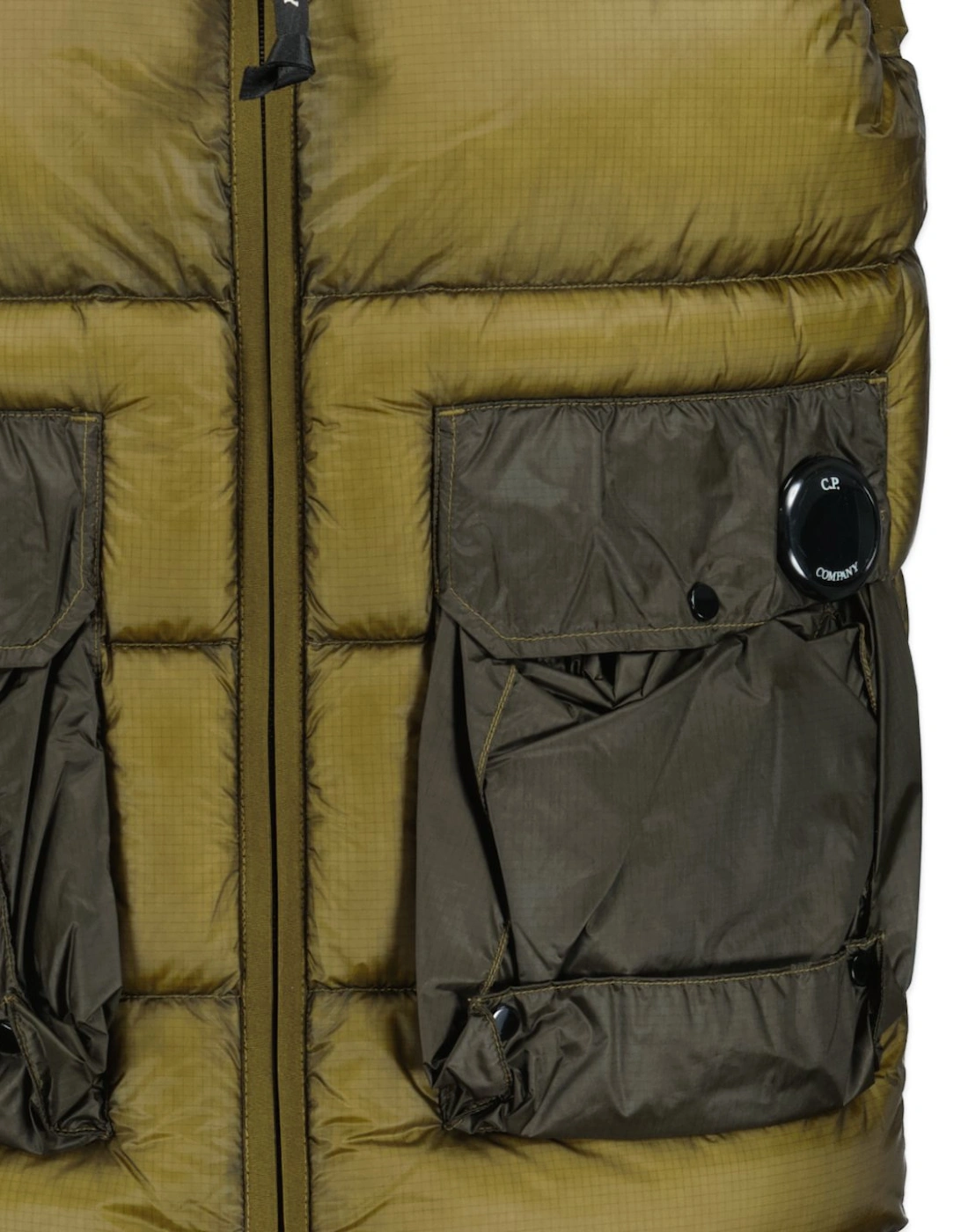 D.D. Shell Padded Down Gilet Brown