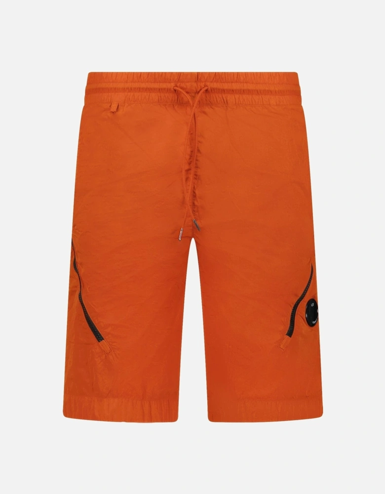 Chrome Lens Shorts Dark Orange