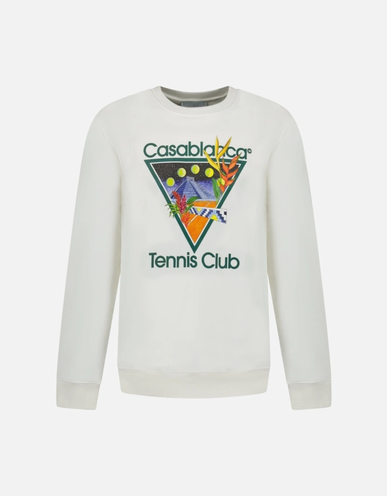 'Tennis Club' Sweatshirt White