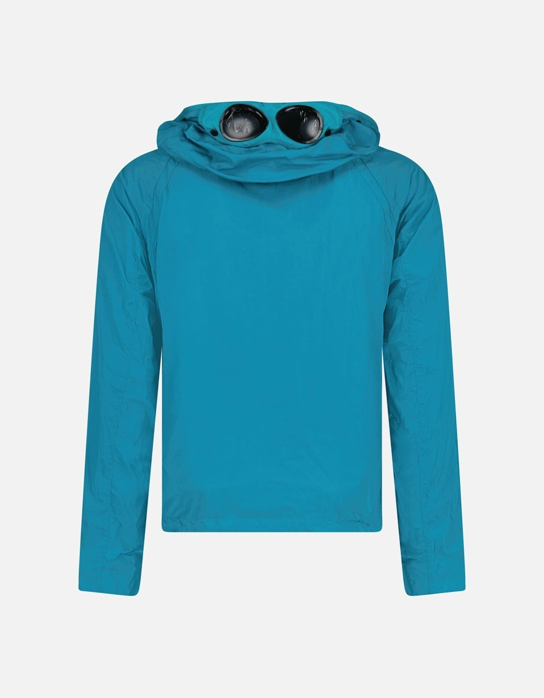 Goggle Hood Chrome Jacket Turquoise