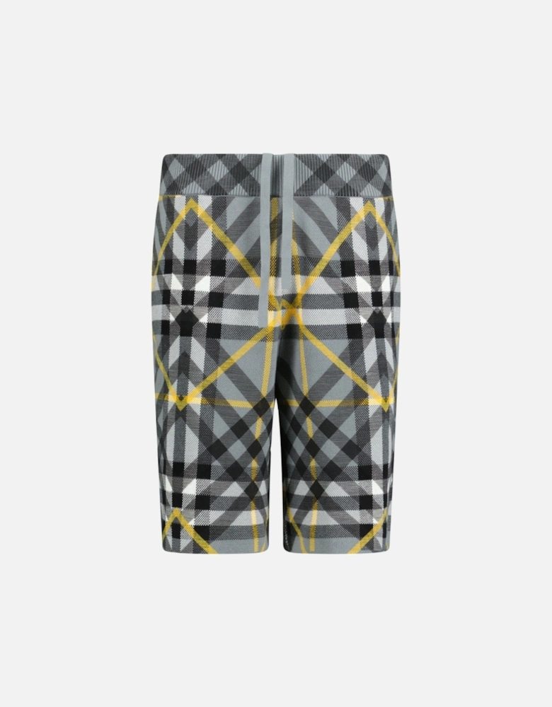 'Tilton' Cotton Shorts Yellow & Grey