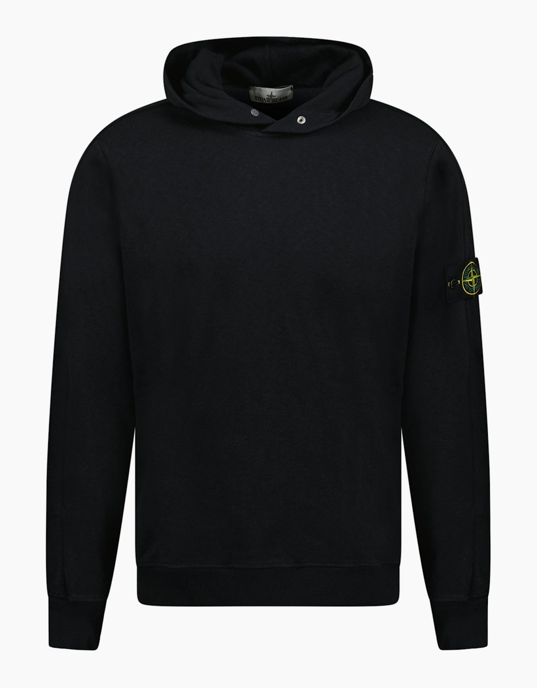 Men's Stone Island ‘Old’ Treatment Hooded Sweatshirt In Black - Size: 40