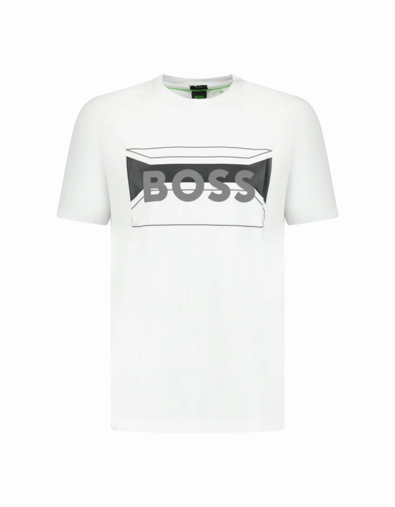 Cotton-Blend Regular-Fit T-Shirt With Logo Artwork White