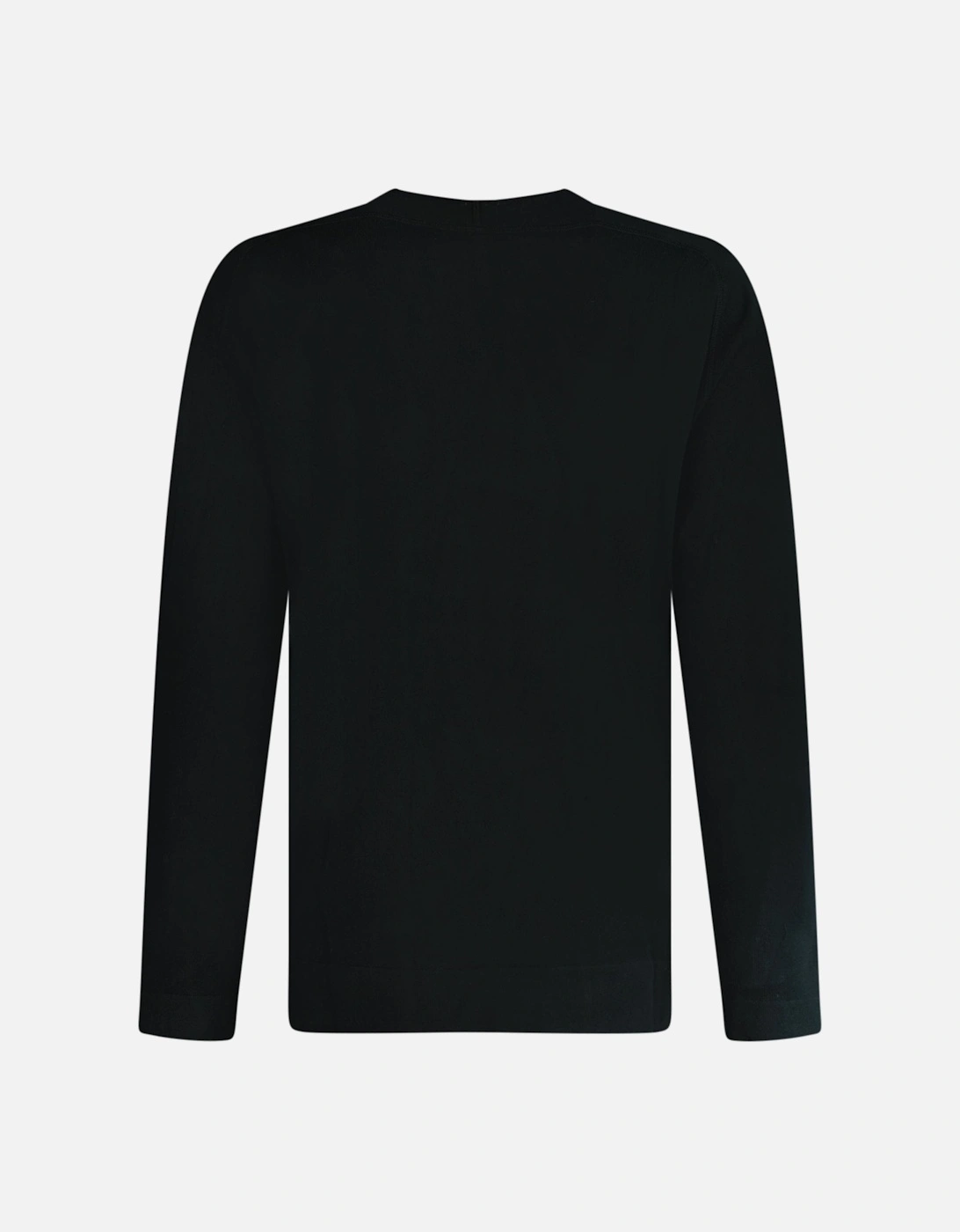 Sea Island Knitted Lens Sweatshirt Black