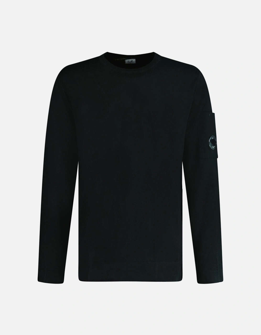 Sea Island Knitted Lens Sweatshirt Black, 5 of 4