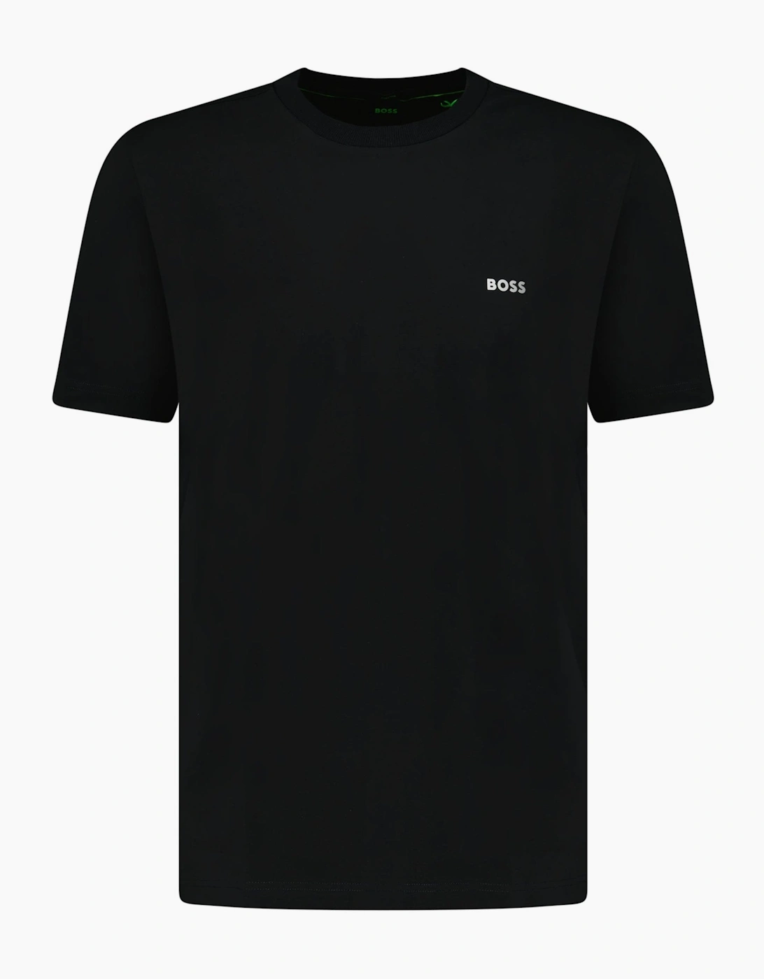 Hugo Boss Men's Black Active Logo-Print T-Shirt - Size: 44