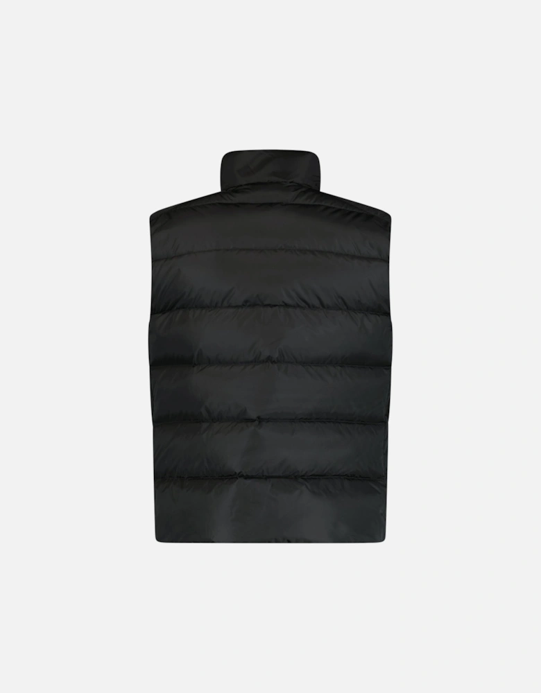 Prada Triangle Logo Gilet Black