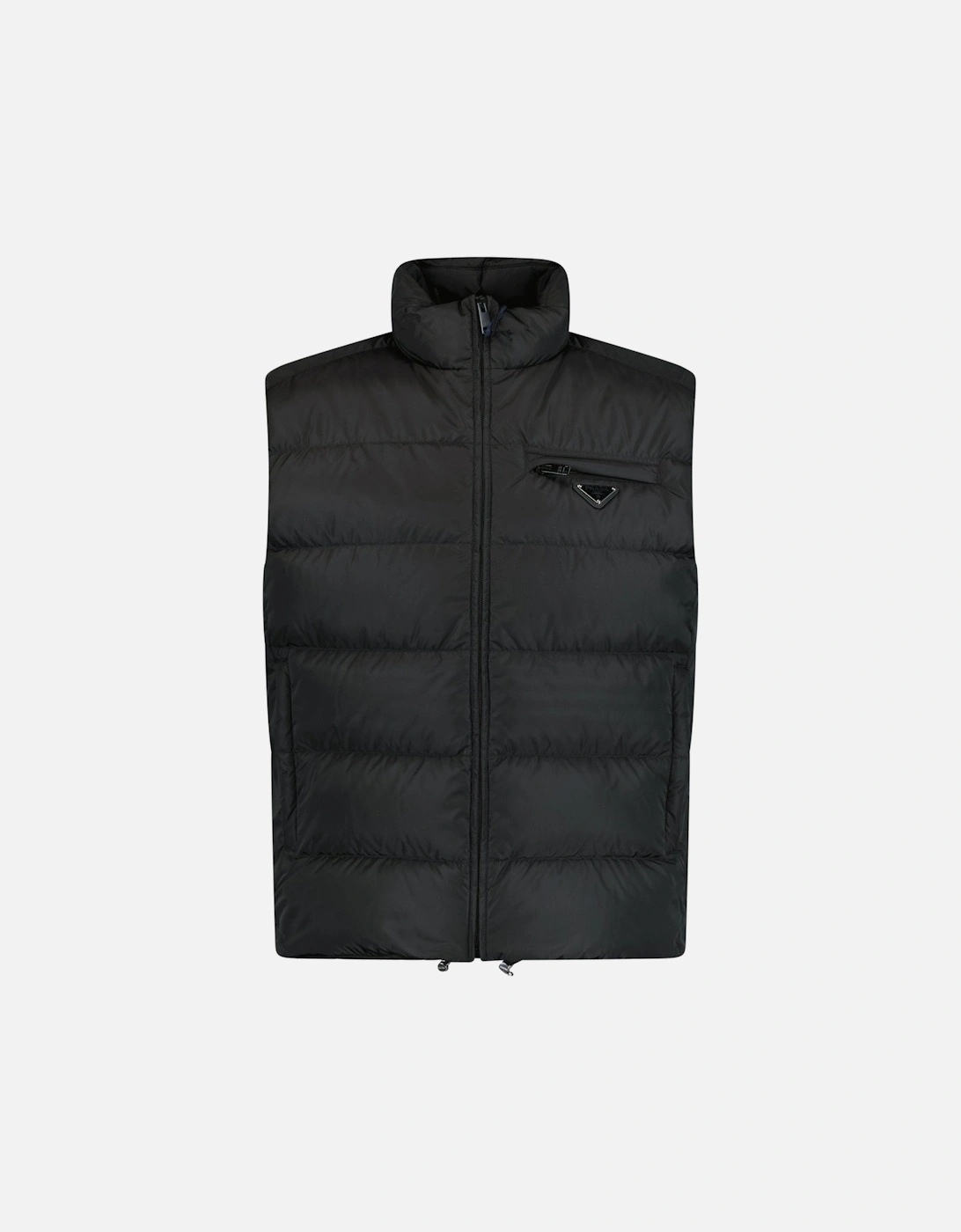 Prada Triangle Logo Gilet Black, 4 of 3